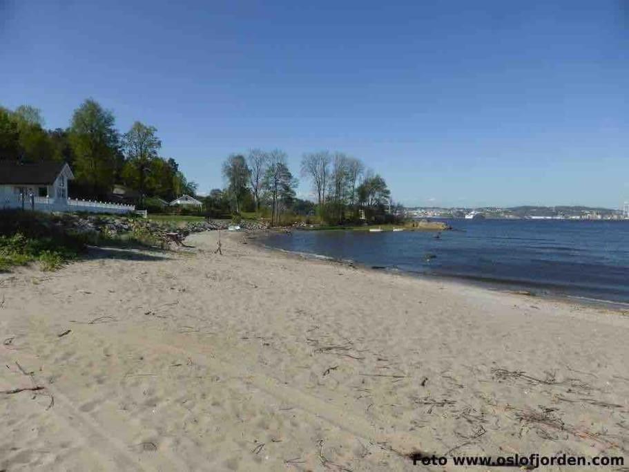 Flott Stort Hus I Stavern, Sjoutsikt Og Basseng Larvik Luaran gambar